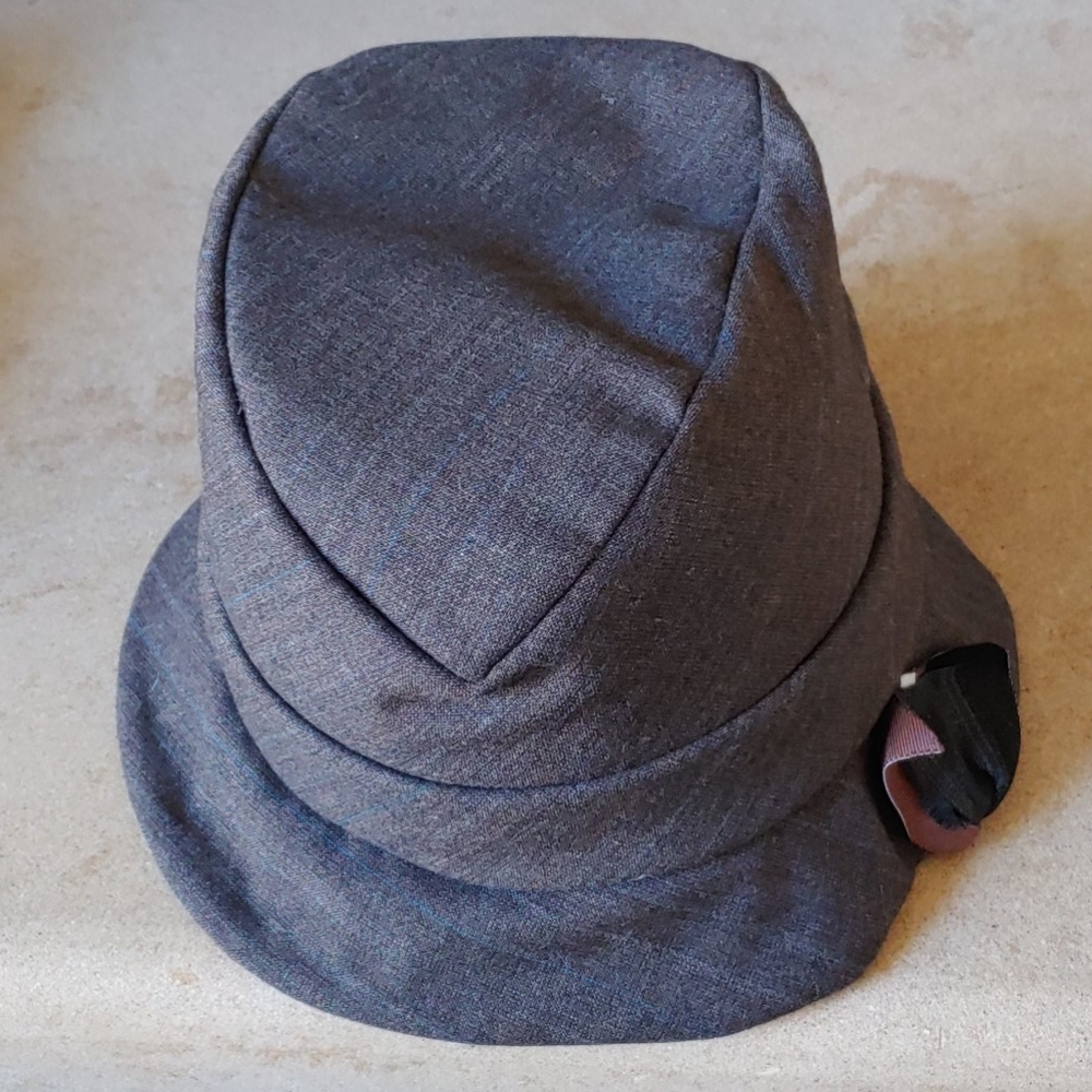 New Jennifer Ouellette Dark Brown Hat w/ Details